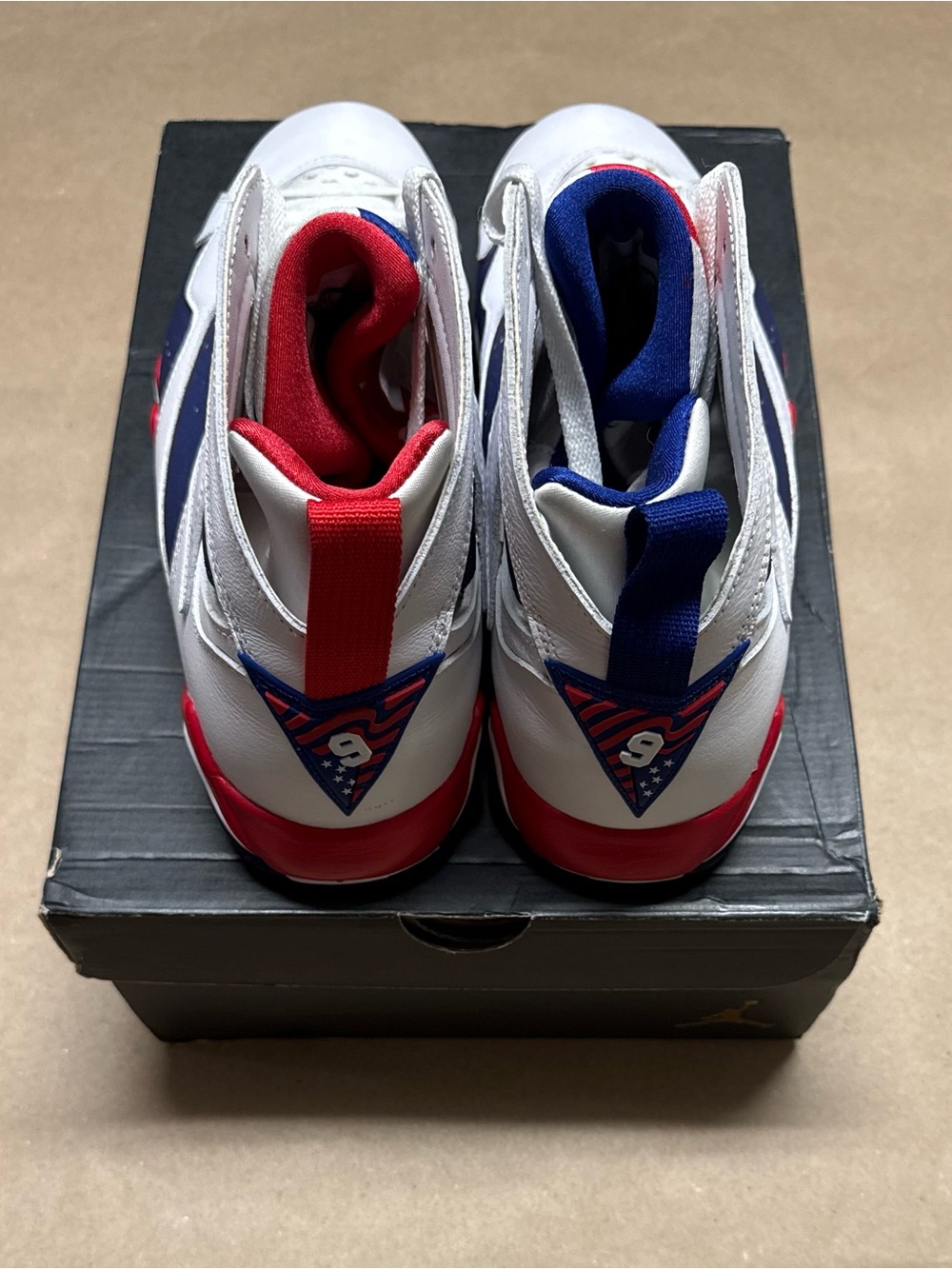 Nike Air Jordan 7 VII Retro Tinker Alternate Mens size 10 Basketball Shoes Rare! - Picture 4 of 5